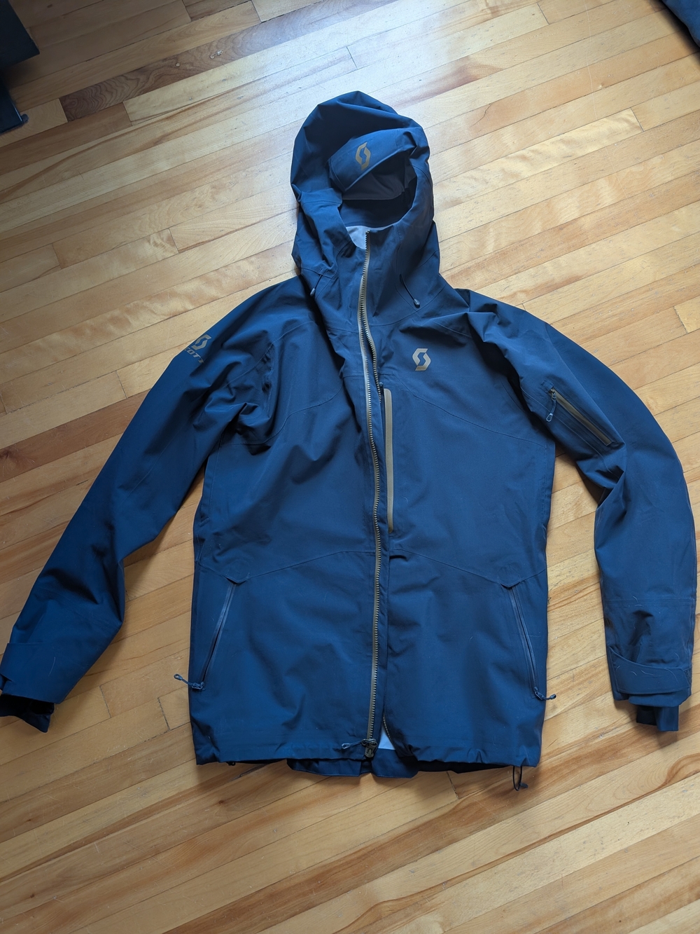Scott Men’s Blue Waterproof Hooded Jacket